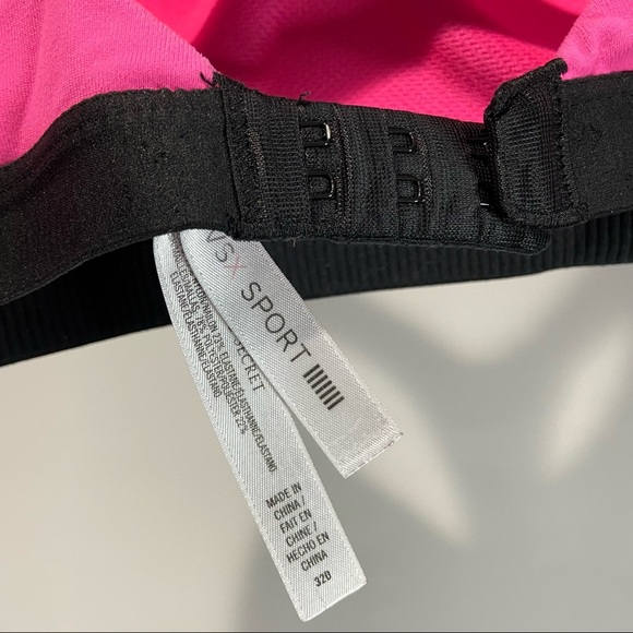VSX Incredible by Victoria's Secret Women's Pink and Black Sports Bra 32D - Picture 9 of 11